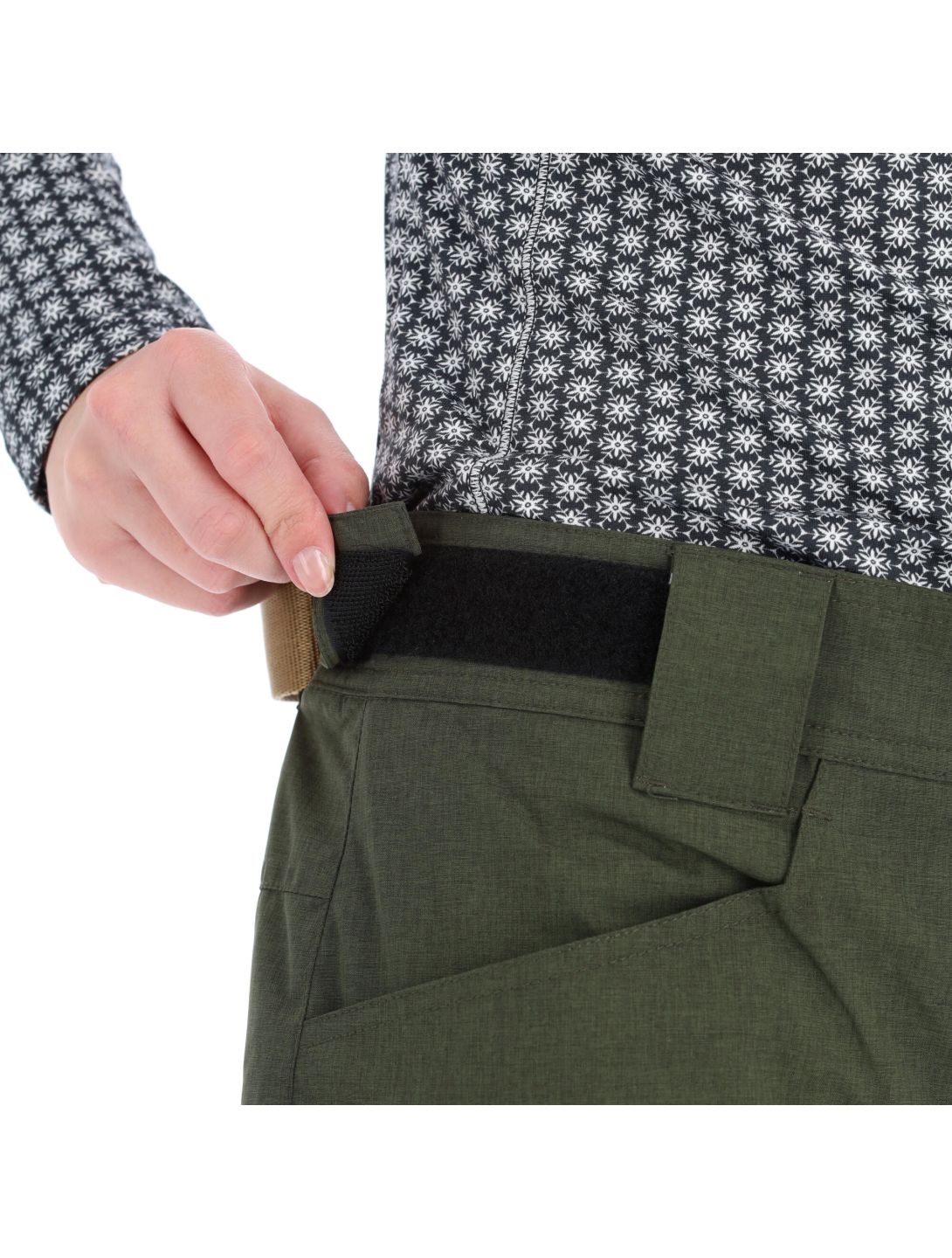 Rehall, Keely-R pantaloni da sci donna olive melange verde