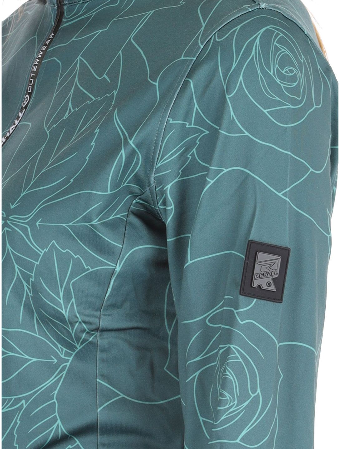 Rehall, Kimi-R maglione donna Roses Smoke Pine verde 