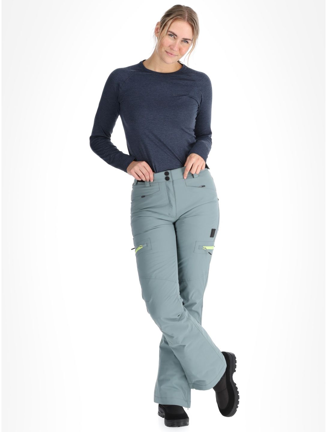 Rehall, Kyle-R pantaloni da sci donna Trooper grigio 