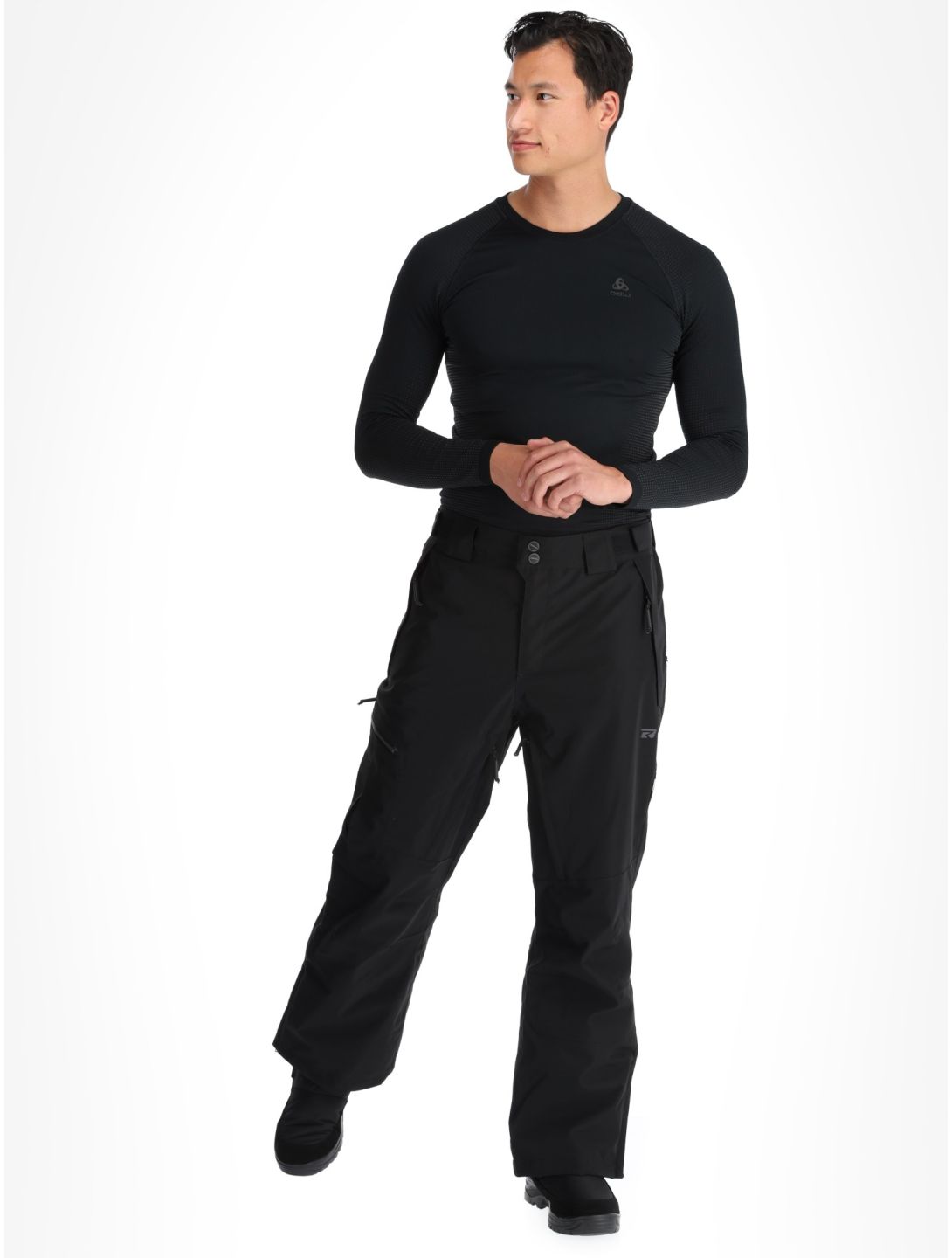 Rehall, Laricks-R pantaloni da sci uomo Black nero 