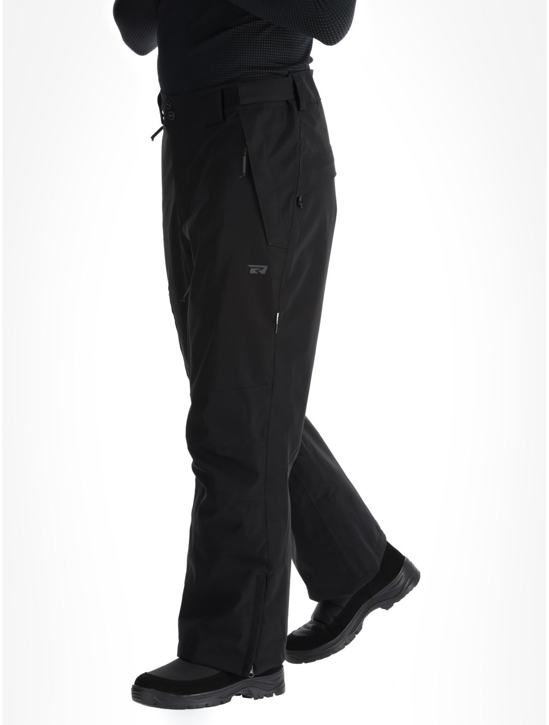 Rehall, Laricks-R pantaloni da sci uomo Black nero 