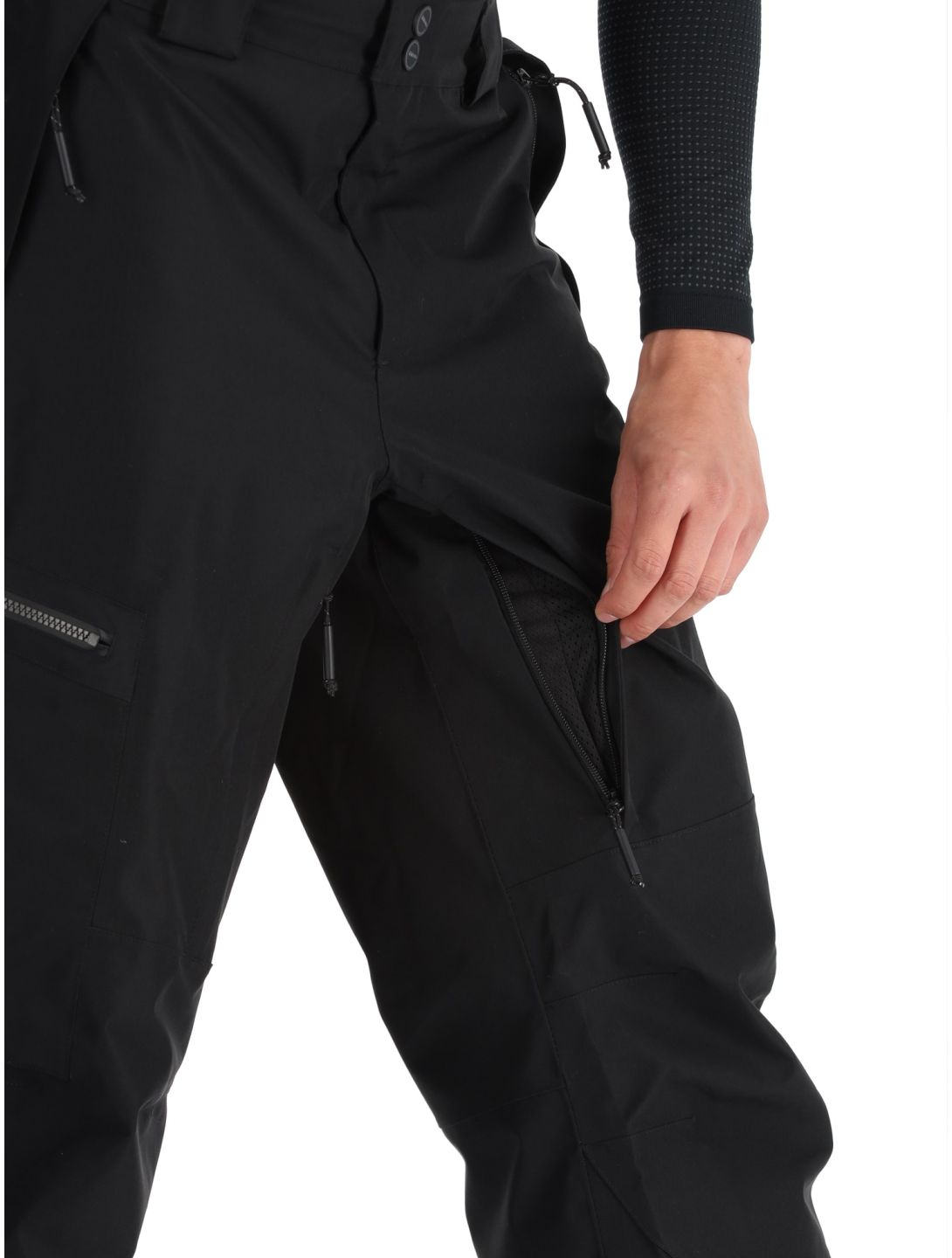 Rehall, Laricks-R pantaloni da sci uomo Black nero 