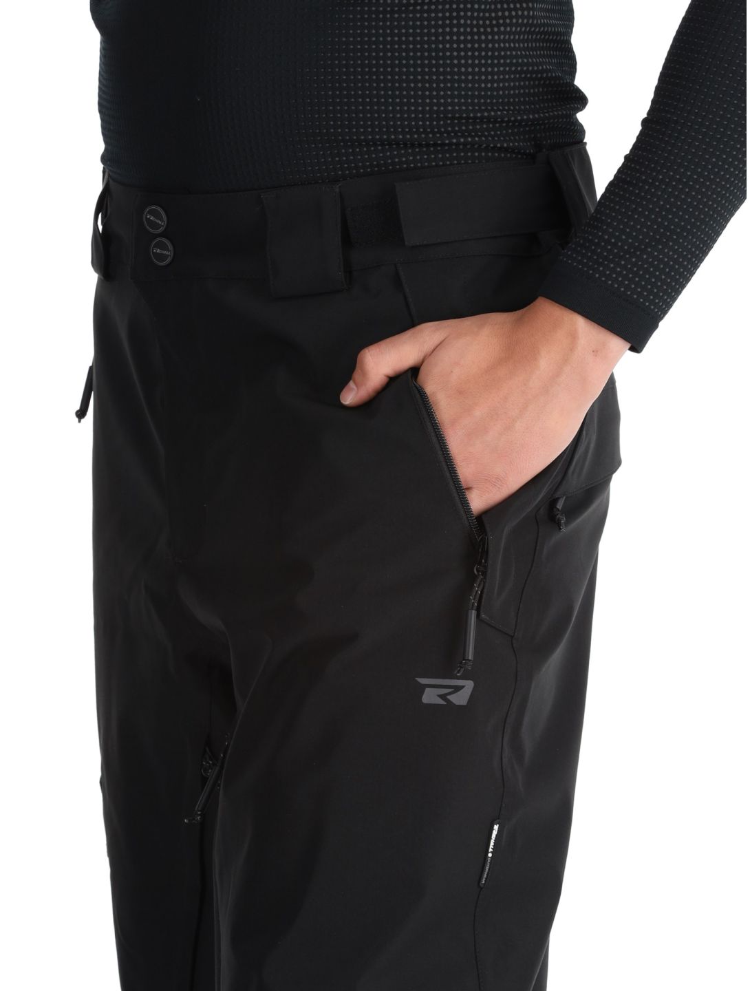 Rehall, Laricks-R pantaloni da sci uomo Black nero 