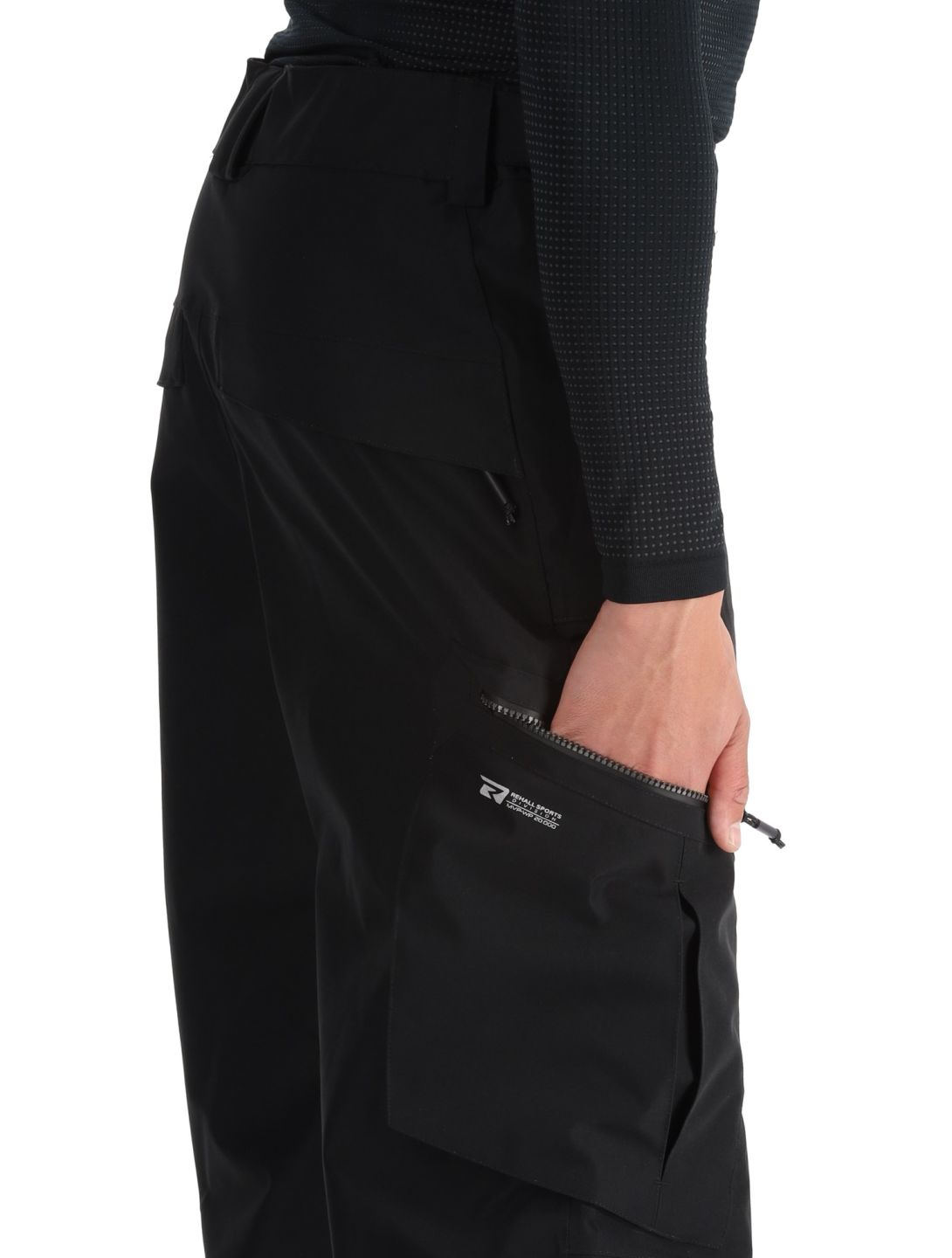 Rehall, Laricks-R pantaloni da sci uomo Black nero 