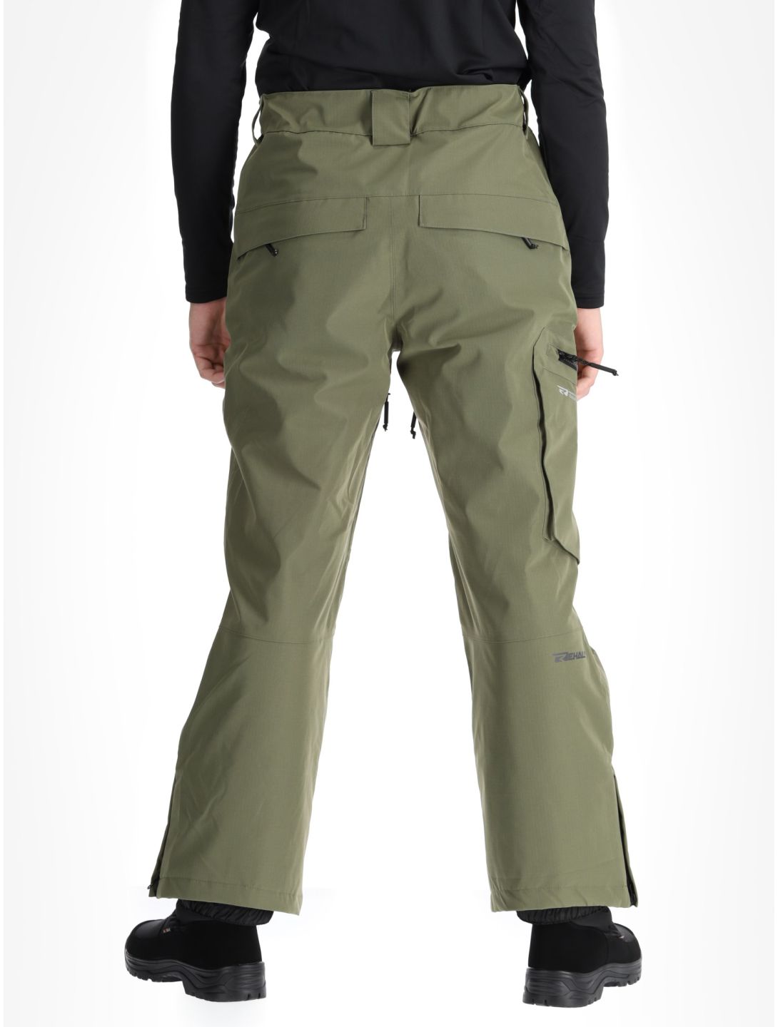 Rehall, Laricks-R pantaloni da sci uomo Moss verde 