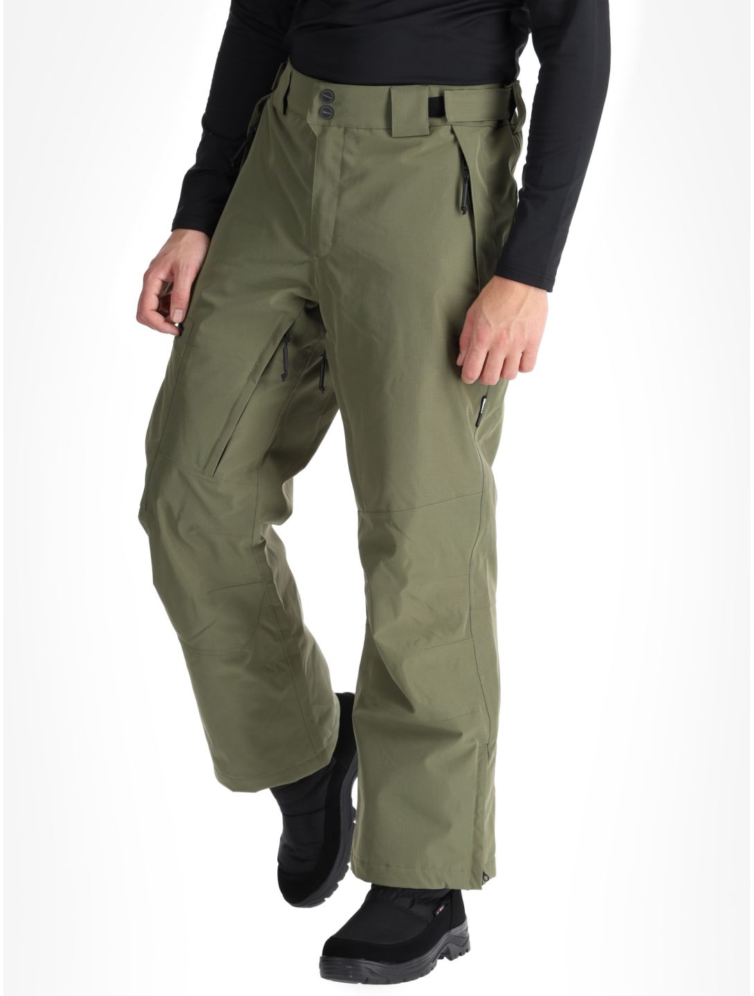 Rehall, Laricks-R pantaloni da sci uomo Moss verde 