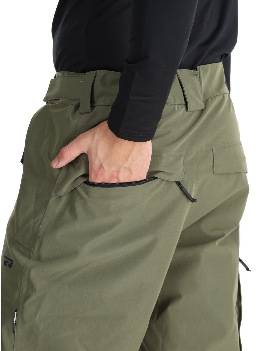 Rehall, Laricks-R pantaloni da sci uomo Moss verde 