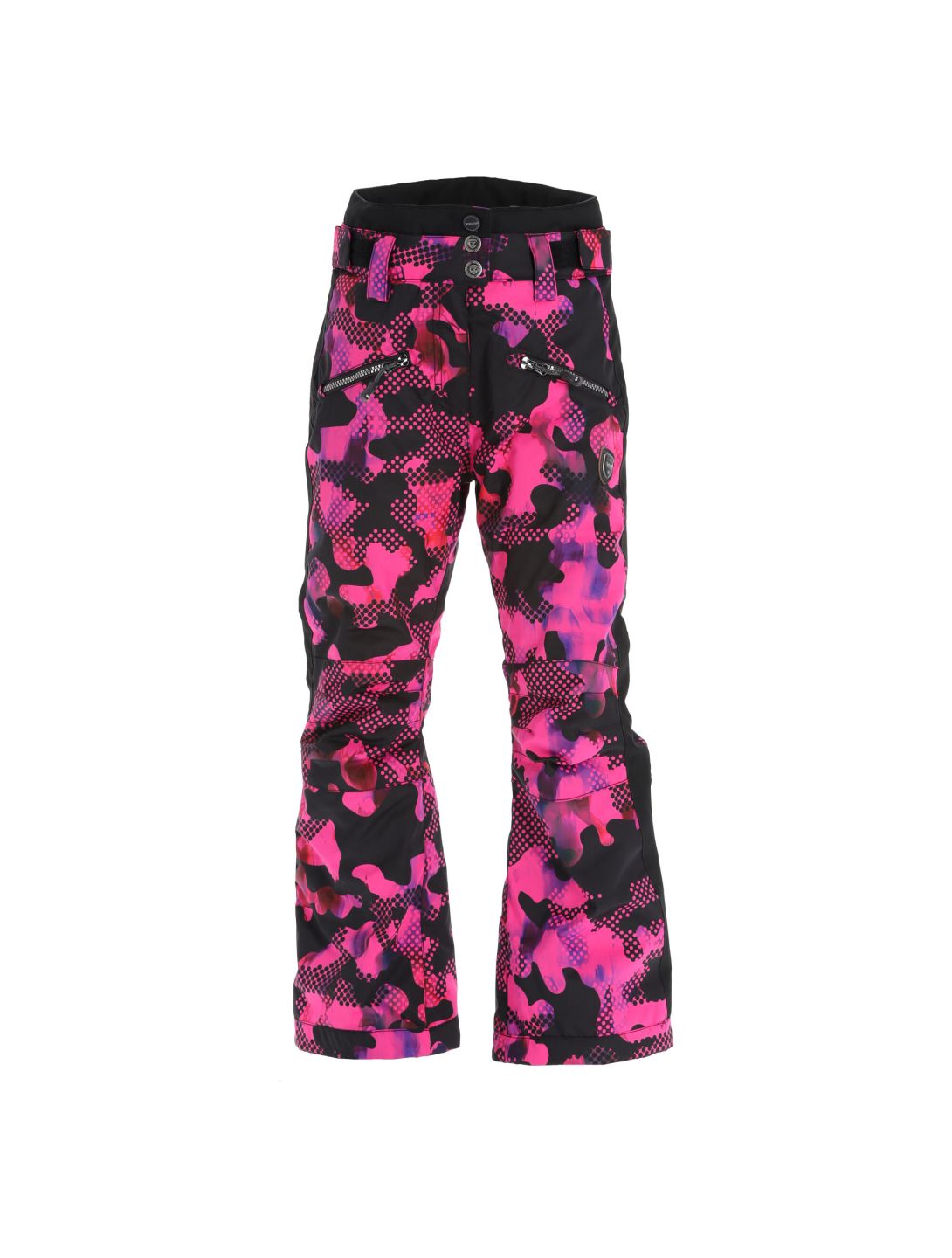 Rehall, Latoya-R-Jr pantaloni da sci bambino popart camo fuchsia rosa