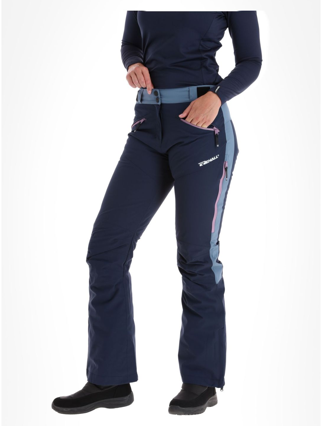 Rehall, Lena-R pantaloni da sci donna Navy blu 