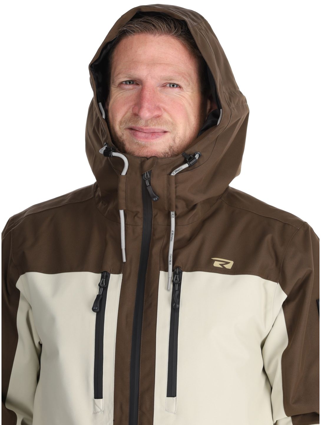 Rehall, Lhotse-R giacca sci uomo Choco beige, marrone 