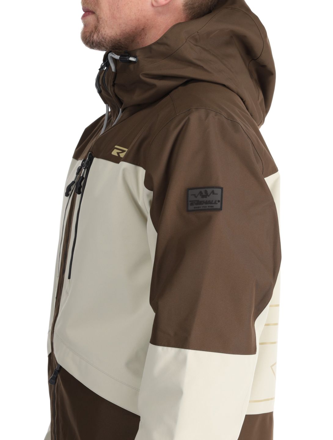 Rehall, Lhotse-R giacca sci uomo Choco beige, marrone 