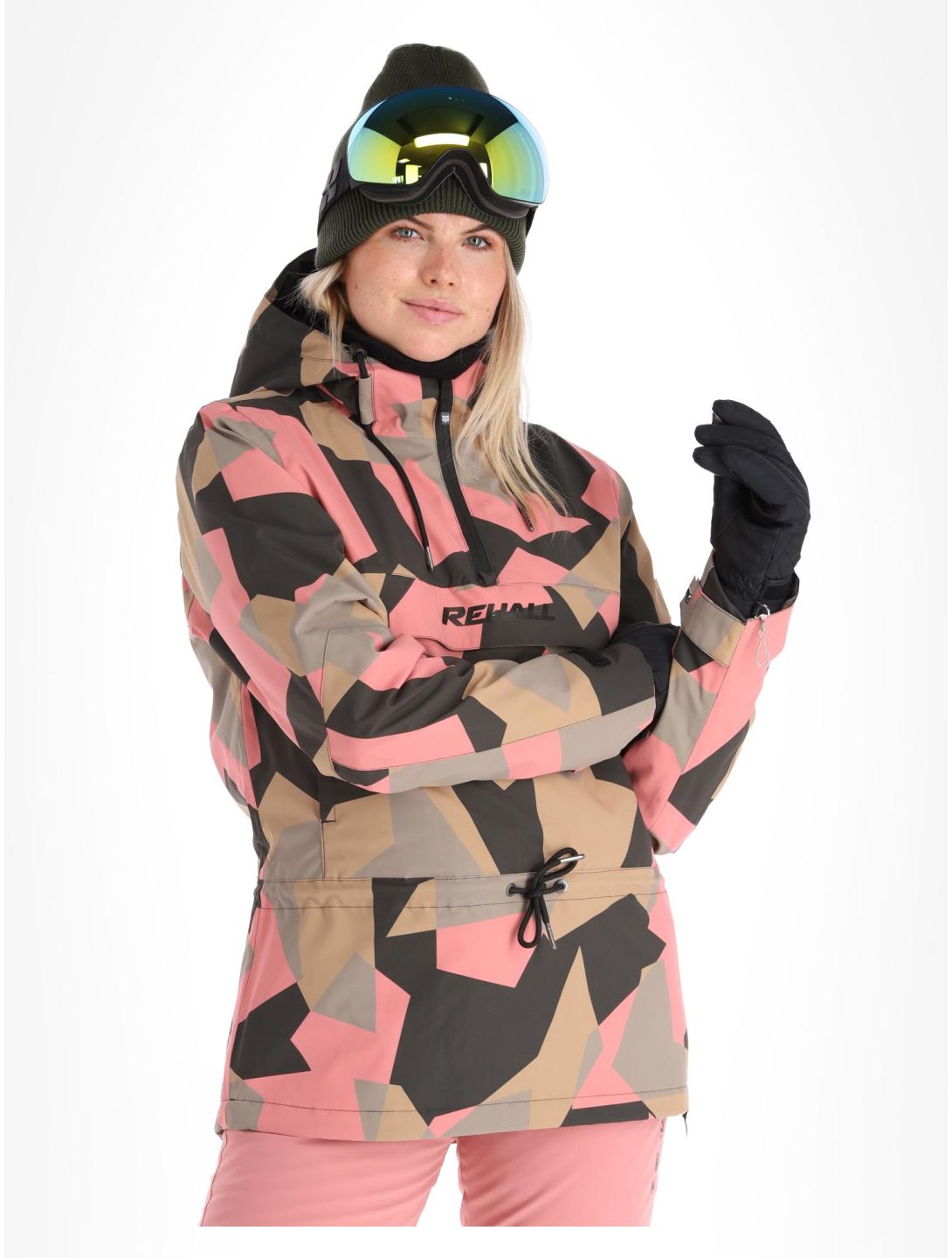 Rehall, Loiza-R anorak donna Camo Rose rosa 