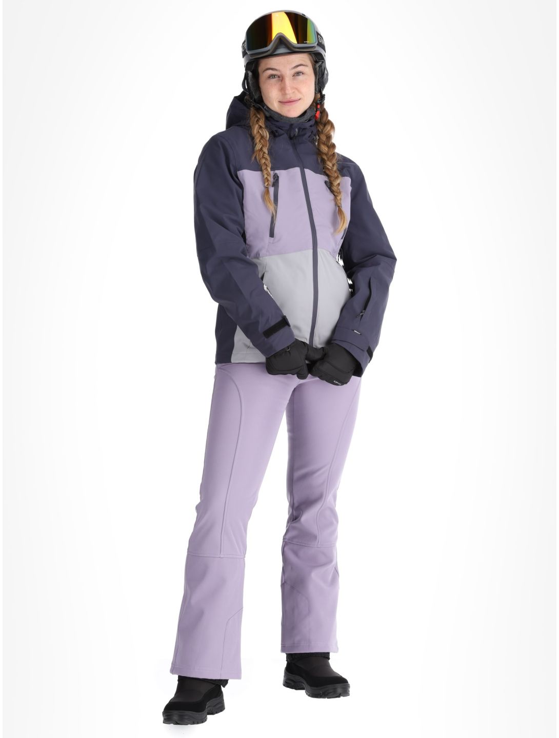 Rehall, Meave-R giacca sci donna Graphite grigio, viola 