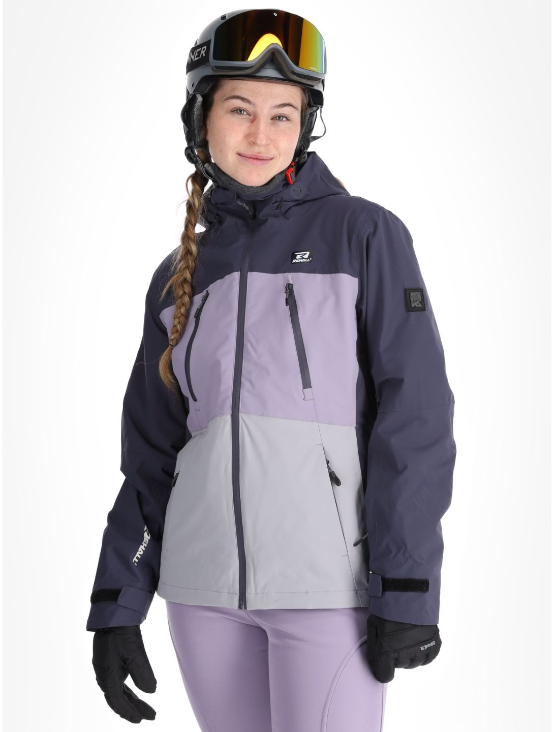 Rehall, Meave-R giacca sci donna Graphite grigio, viola 