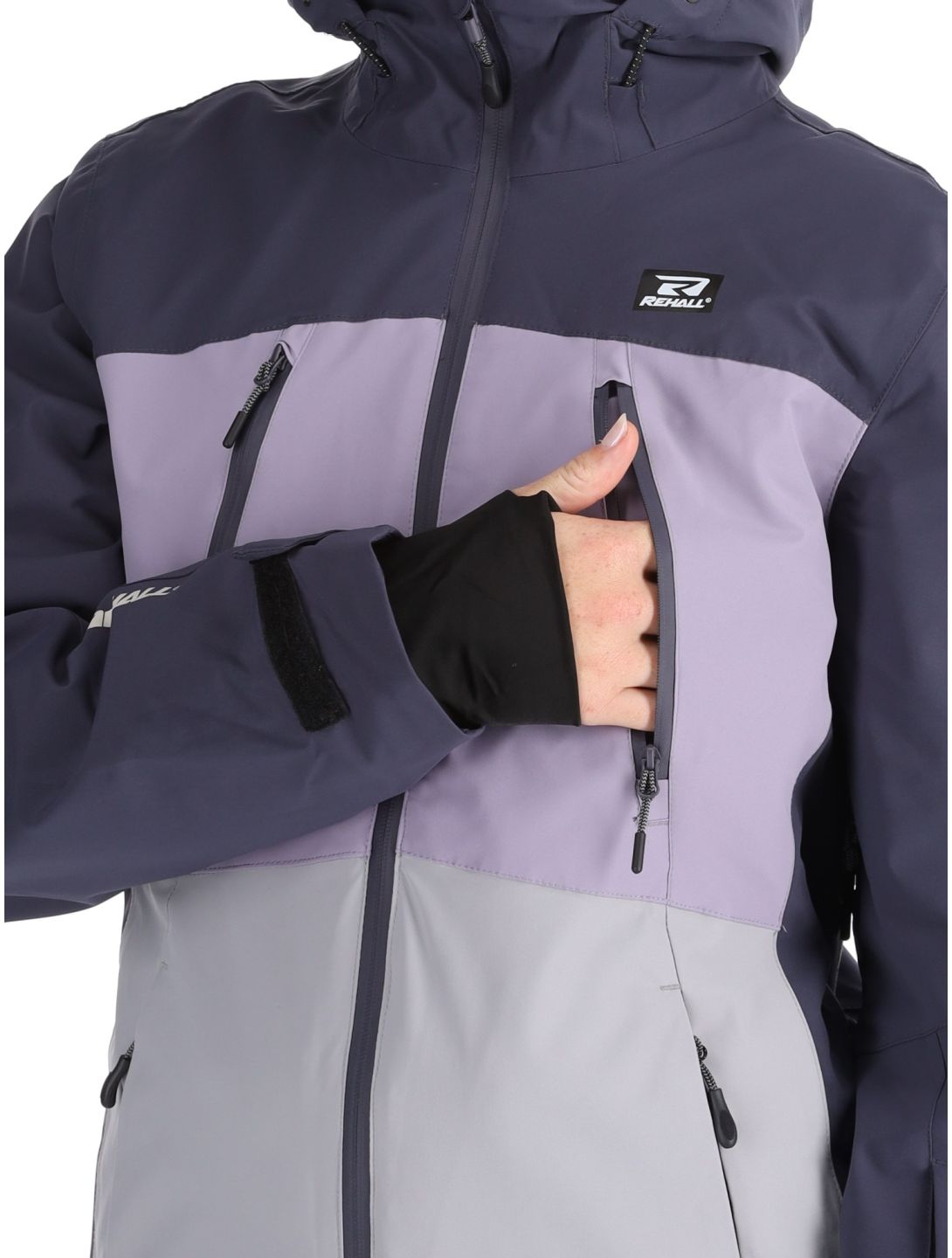 Rehall, Meave-R giacca sci donna Graphite grigio, viola 