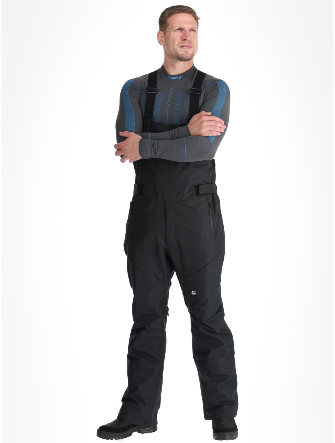 Rehall, Moonbeam-R pantaloni da sci uomo Black nero 