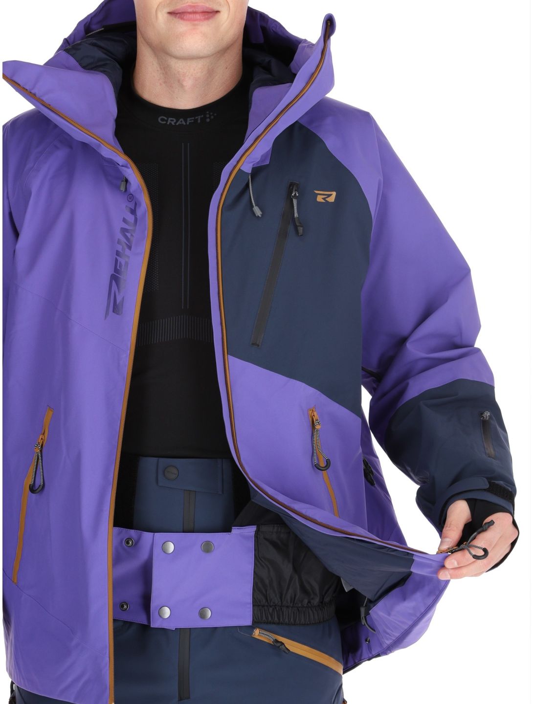 Rehall, Nevado-R giacca sci uomo Purple viola 