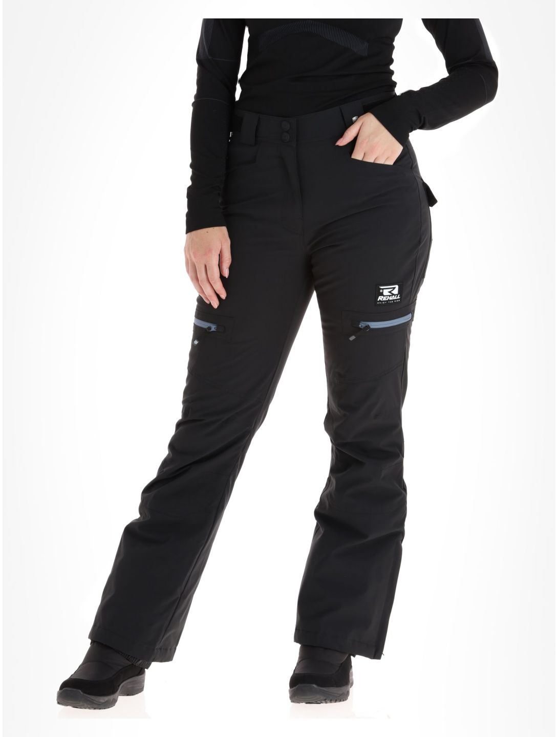 Rehall, Nori-R pantaloni da sci donna Black nero 