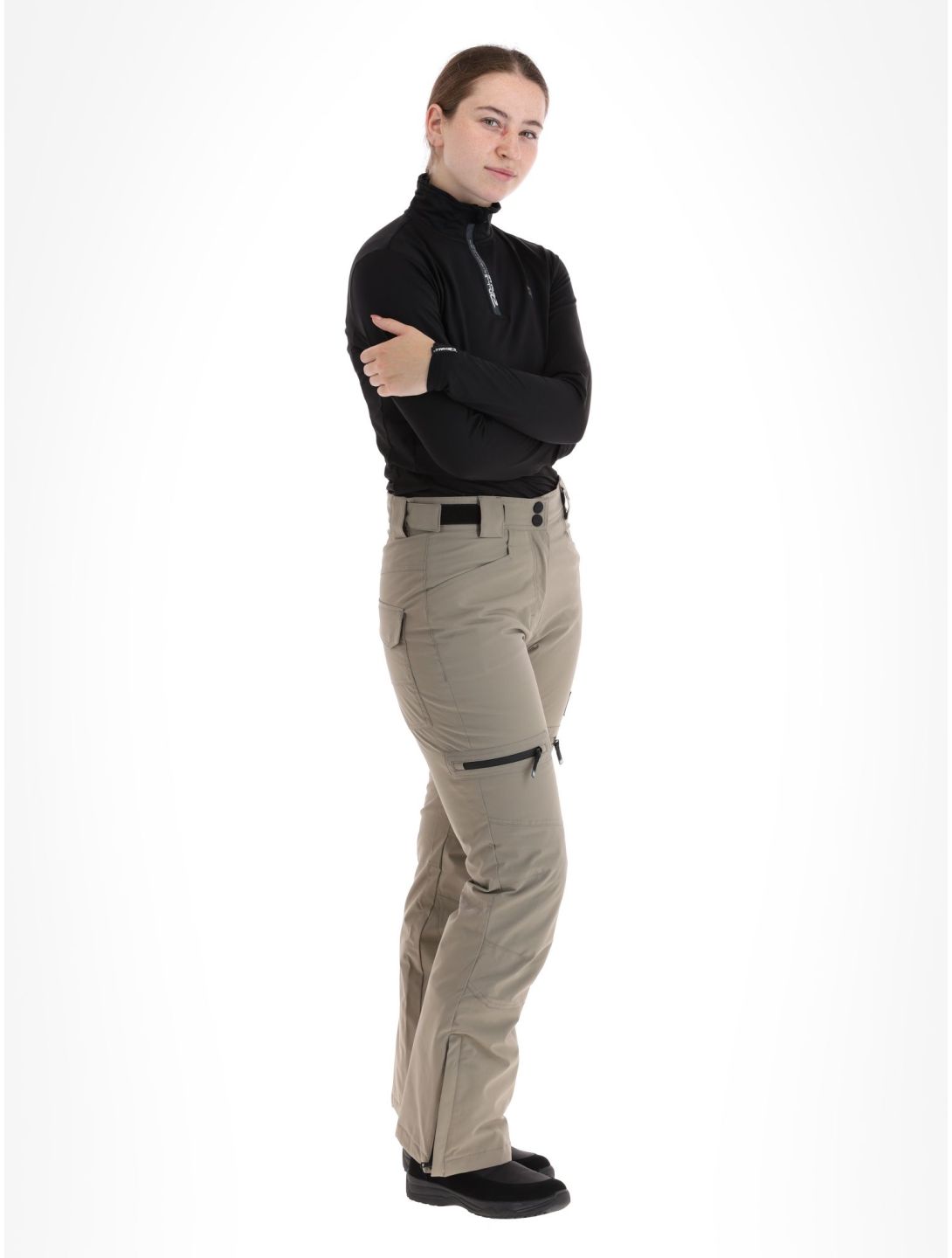 Rehall, Nori-R pantaloni da sci donna Brindle marrone 