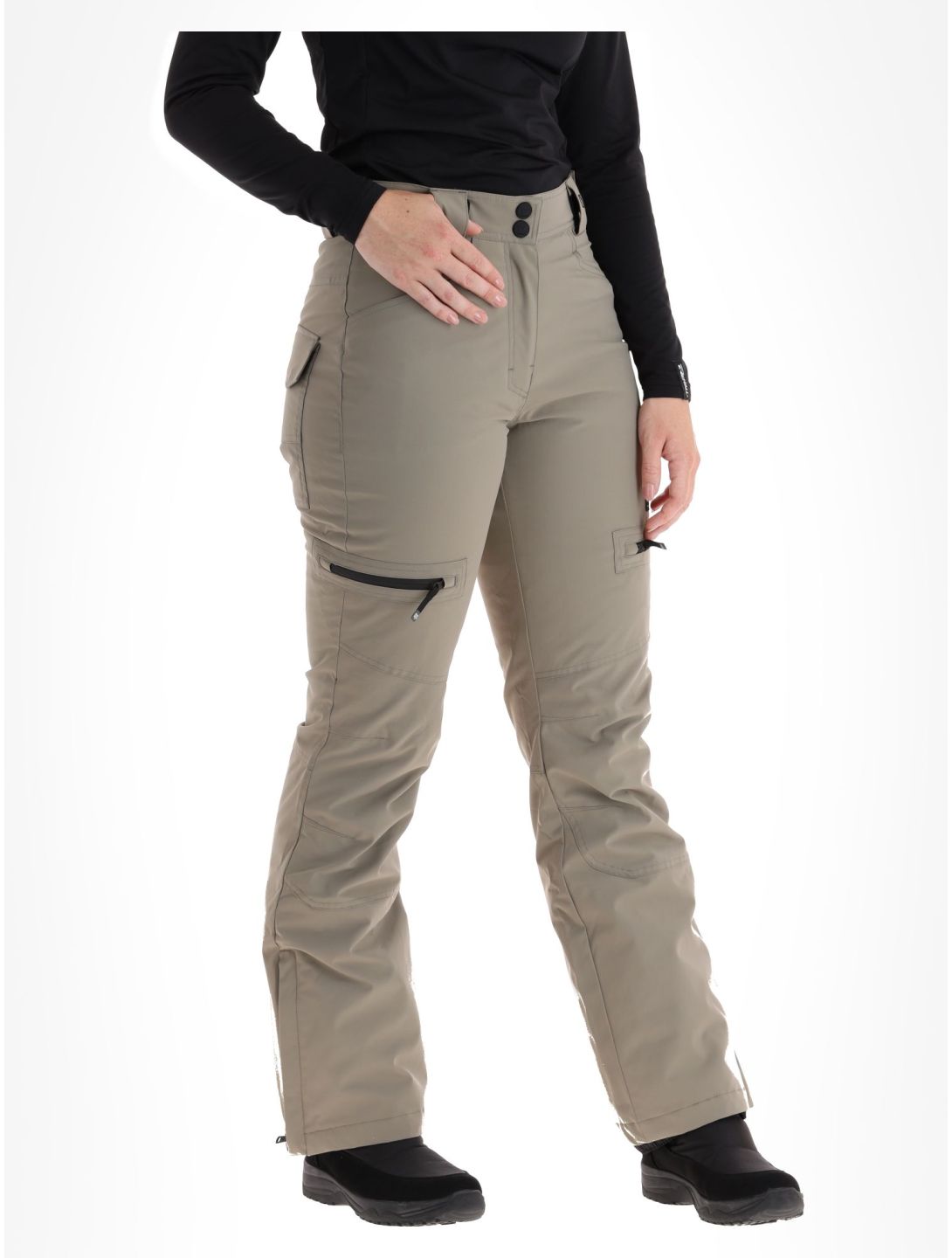 Rehall, Nori-R pantaloni da sci donna Brindle marrone 