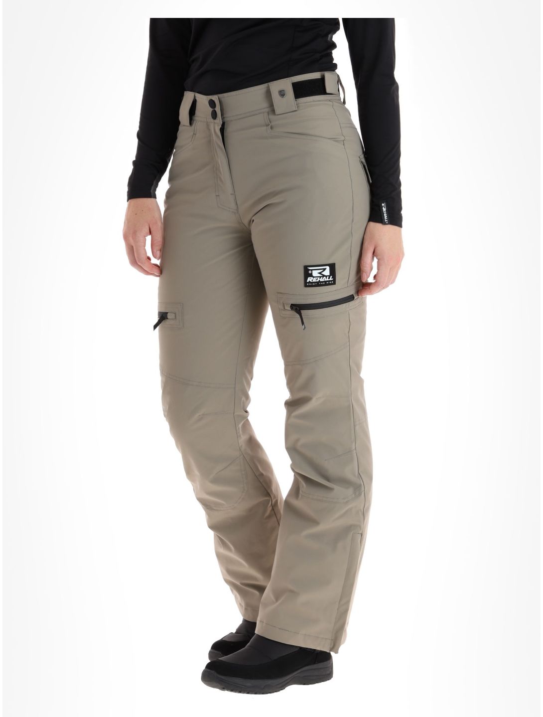 Rehall, Nori-R pantaloni da sci donna Brindle marrone 