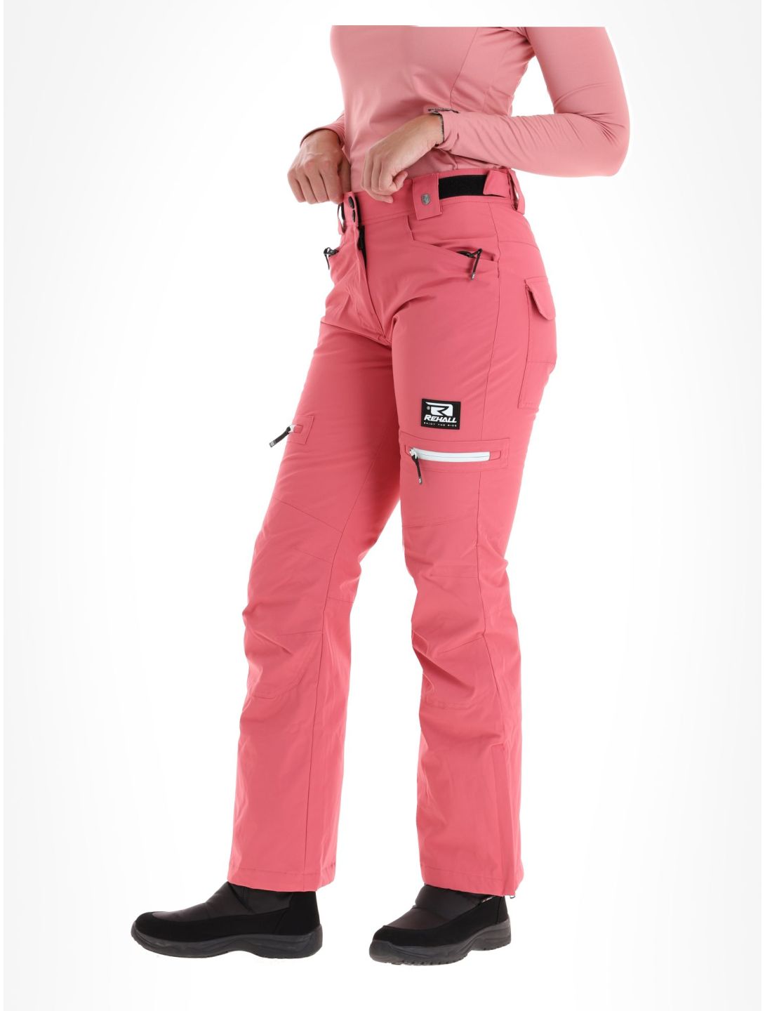 Rehall, Nori-R pantaloni da sci donna Slate Rose rosa 