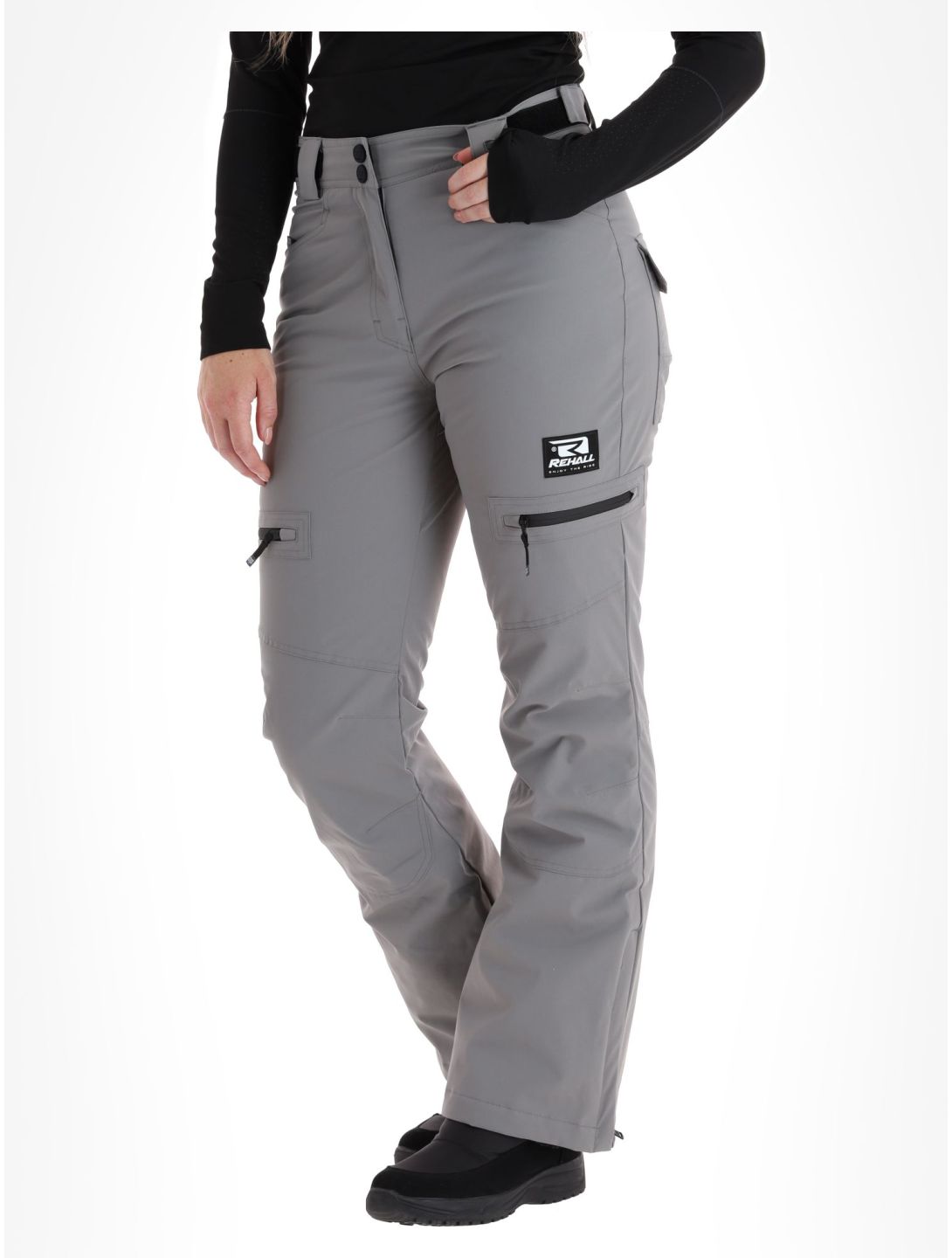 Rehall, Nori-R pantaloni da sci donna Steel grigio 