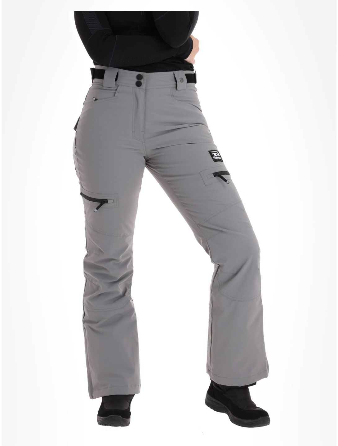 Rehall, Nori-R pantaloni da sci donna Steel grigio 