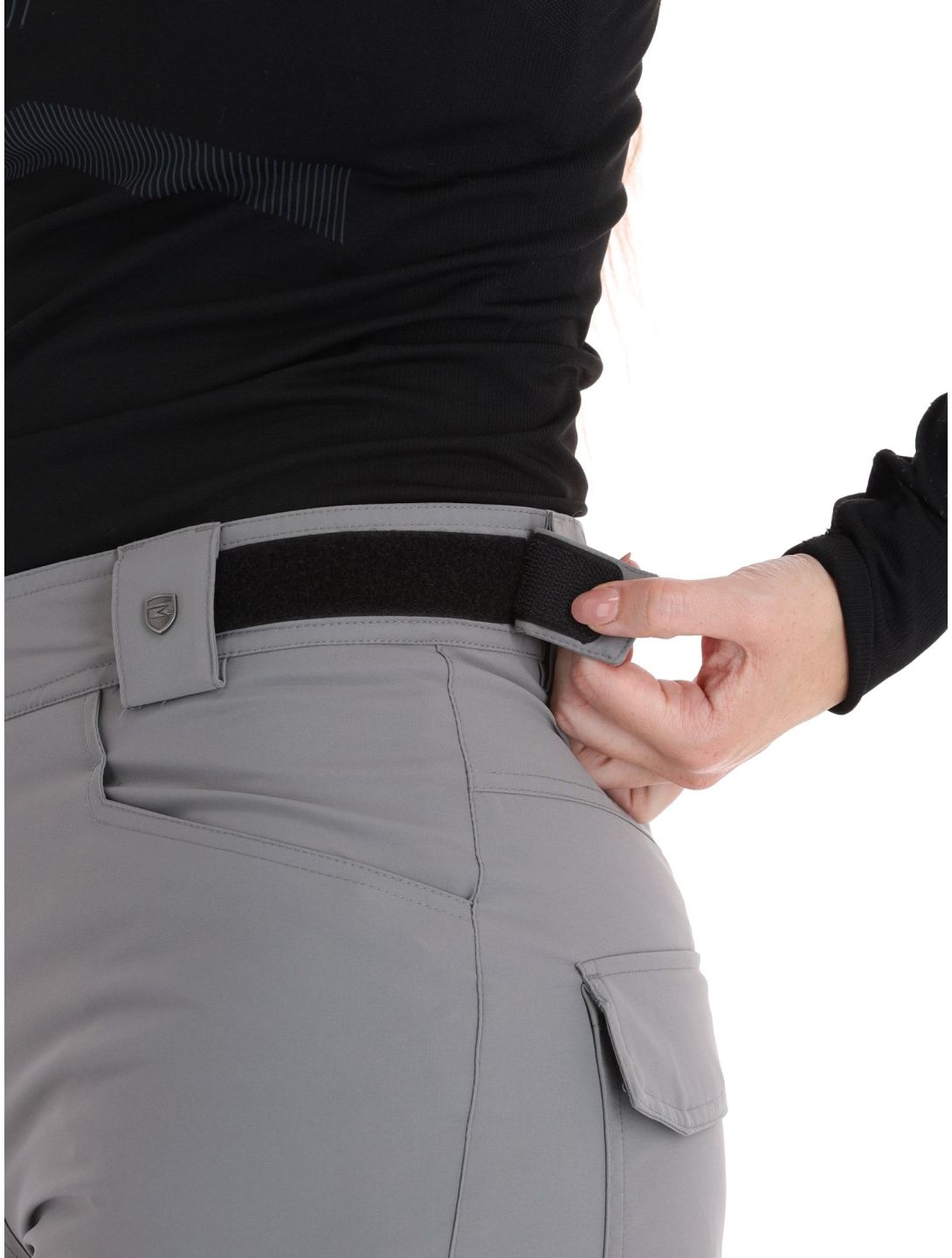 Rehall, Nori-R pantaloni da sci donna Steel grigio 