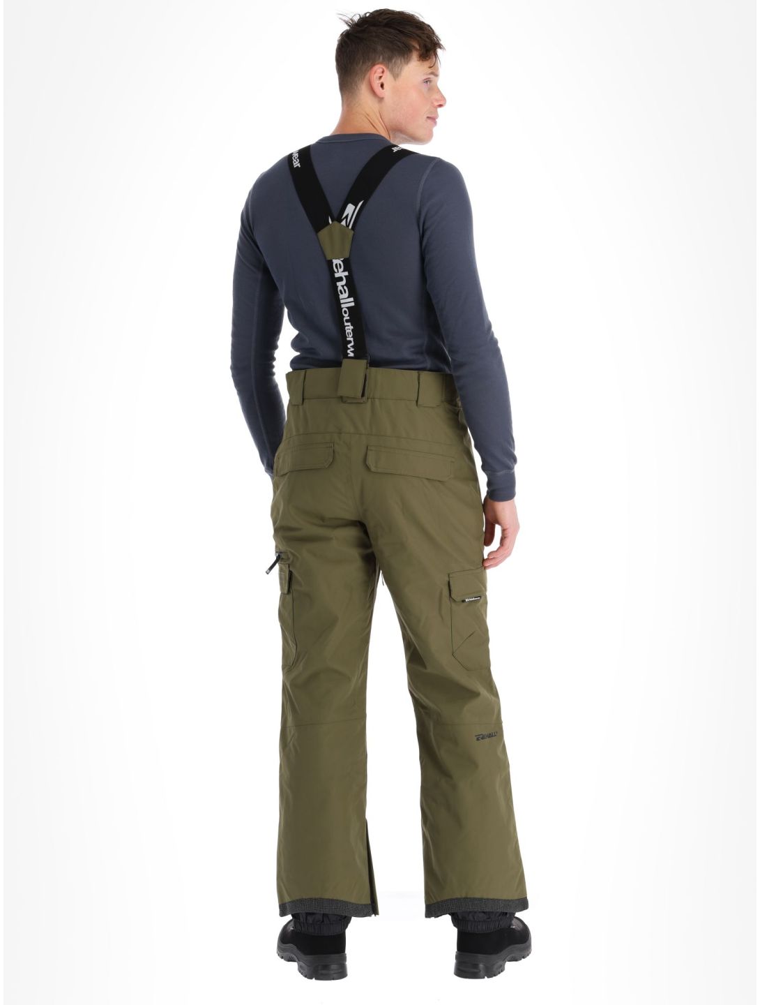 Rehall, Picker-R pantaloni da sci uomo Olive verde 