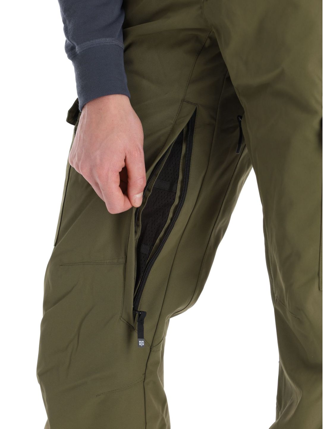 Rehall, Picker-R pantaloni da sci uomo Olive verde 