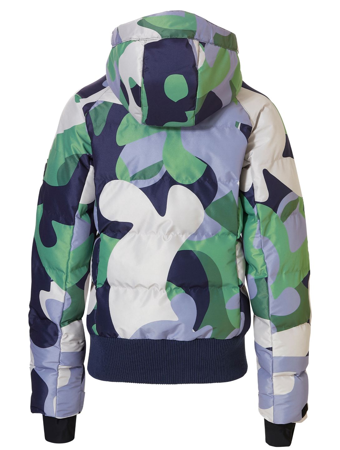 Rehall, Puffy-R giacca sci bambino Camo Frost verde 