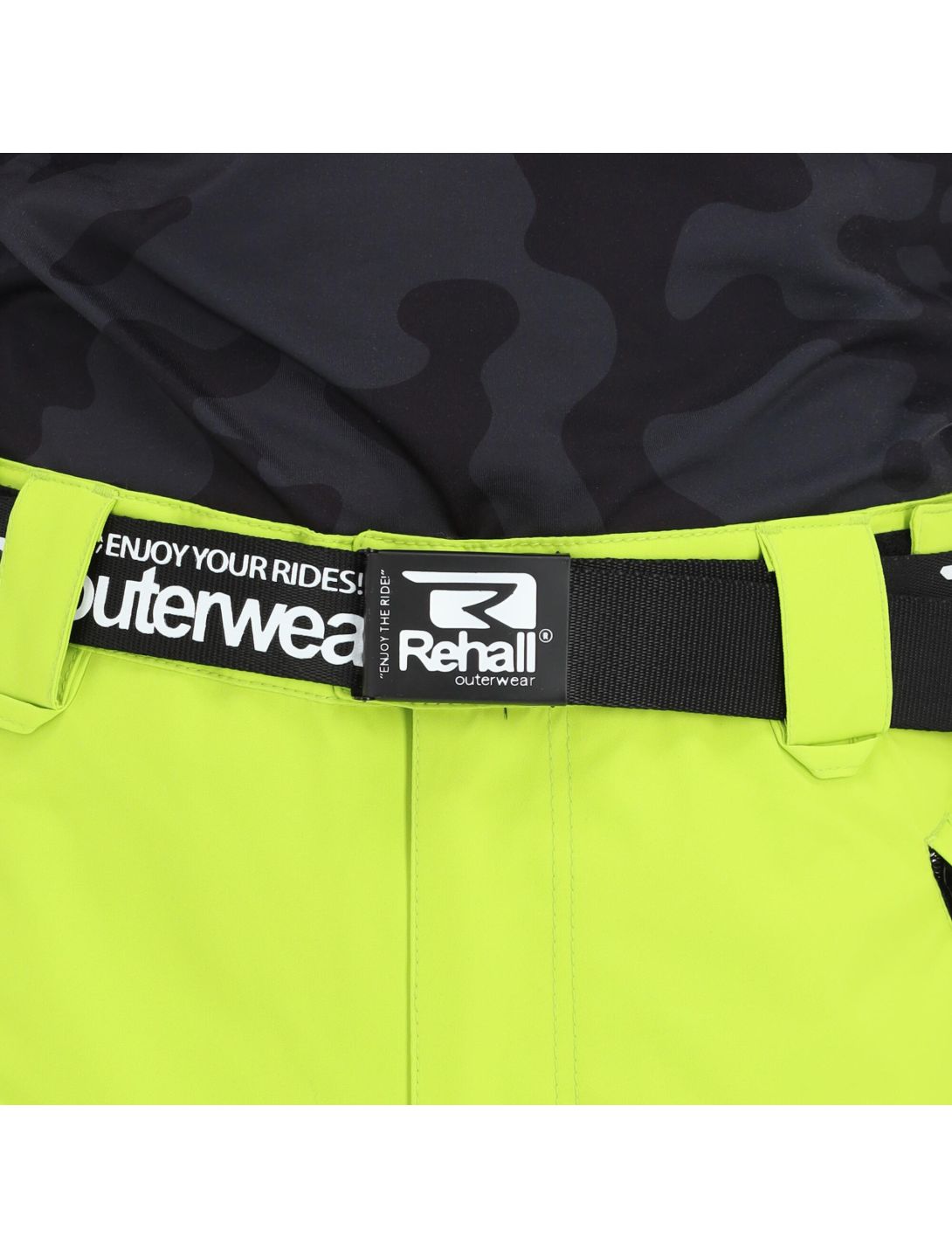 Rehall, Ride-R pantaloni da sci uomo lime verde