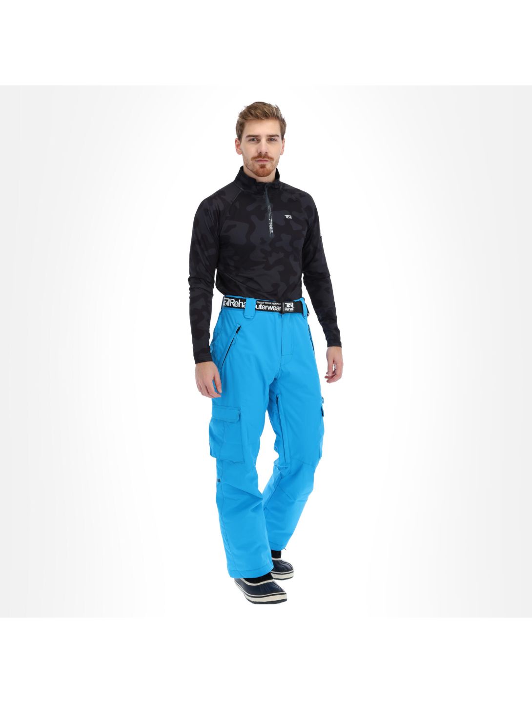 Rehall, Ride-R pantaloni da sci uomo ultra blu