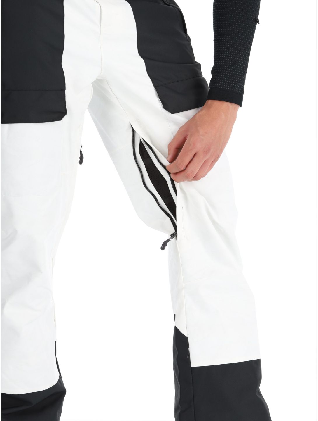 Rehall, Rinnes-R pantaloni da sci uomo White Mountains bianco 