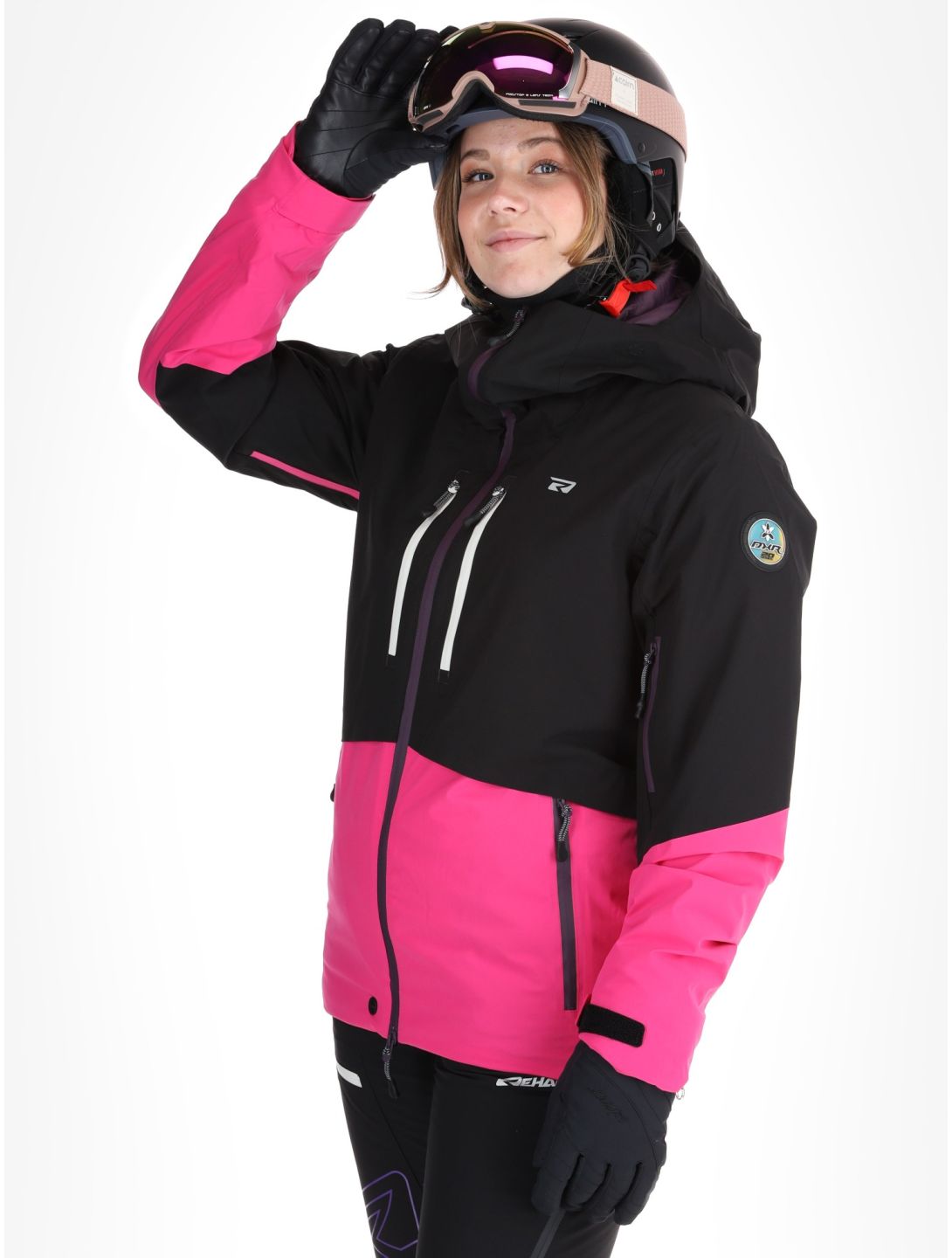 Rehall, Sabinio-R giacca sci donna Pink nero, rosa 