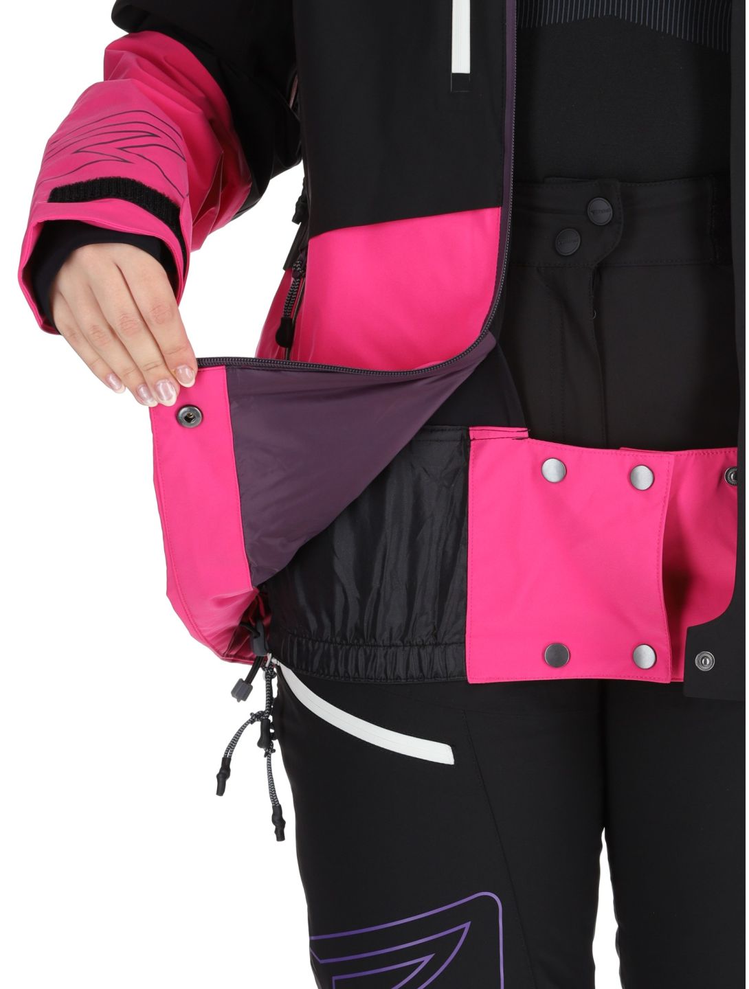 Rehall, Sabinio-R giacca sci donna Pink nero, rosa 