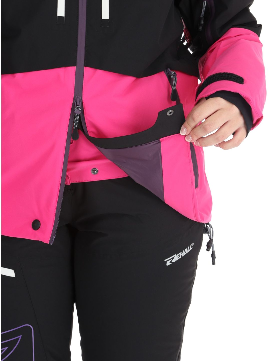 Rehall, Sabinio-R giacca sci donna Pink nero, rosa 