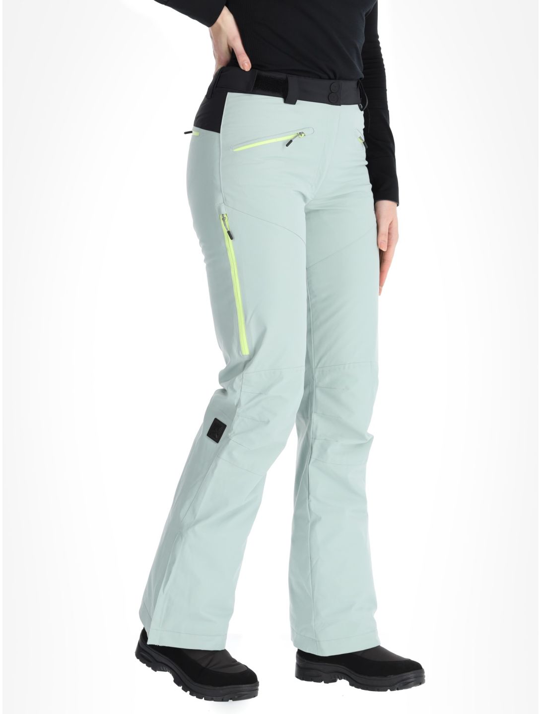 Rehall, Stormy-R pantaloni da sci donna Jadeite grigio 