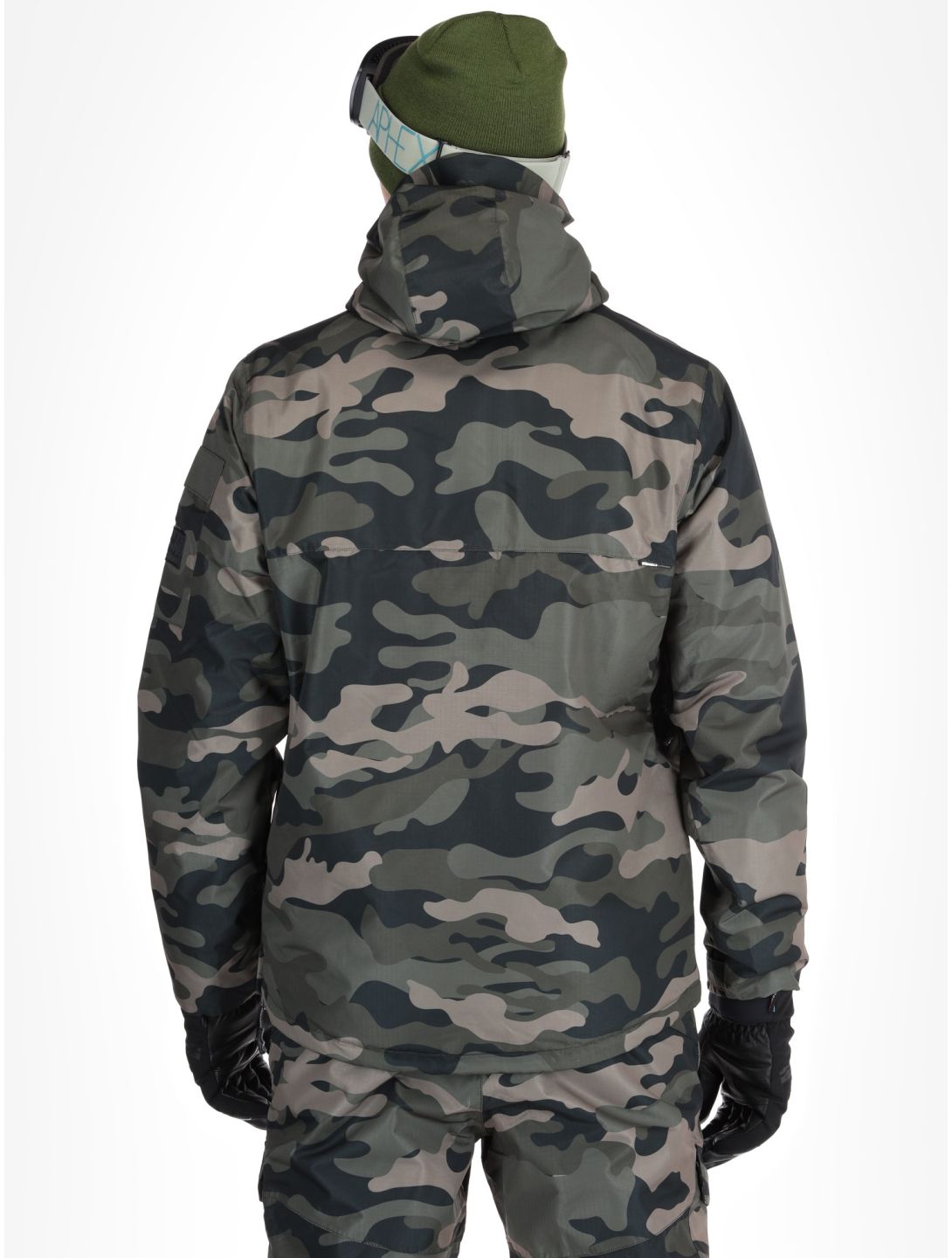 Rehall, Tabor-R anorak uomo Camo Black nero 