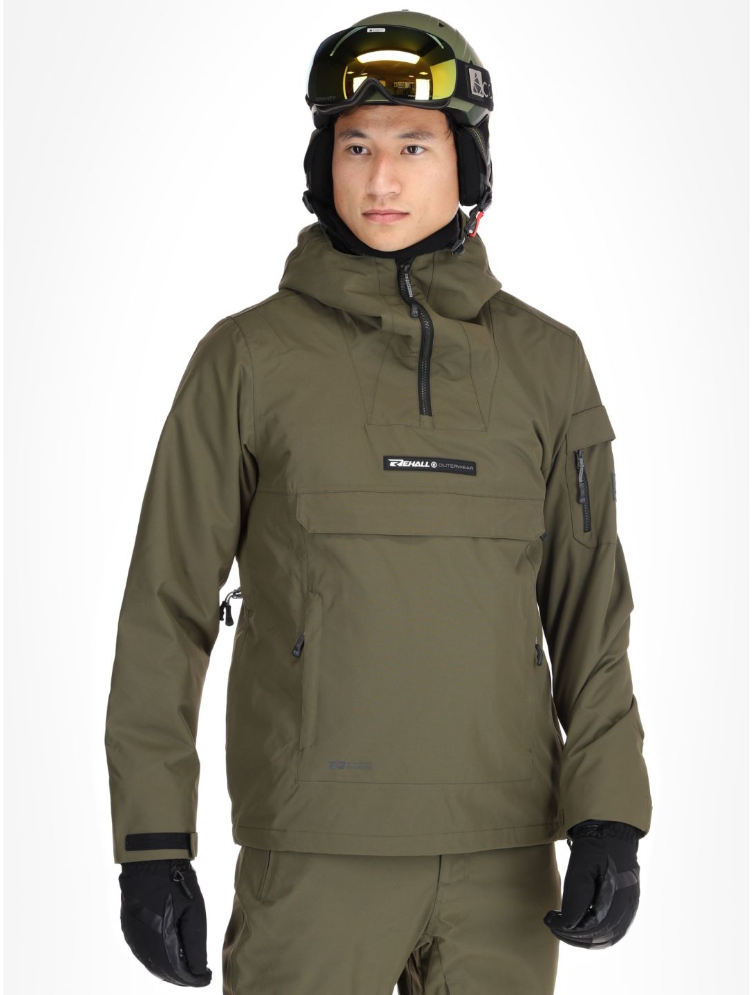 Rehall, Tabor-R anorak uomo Olive verde 