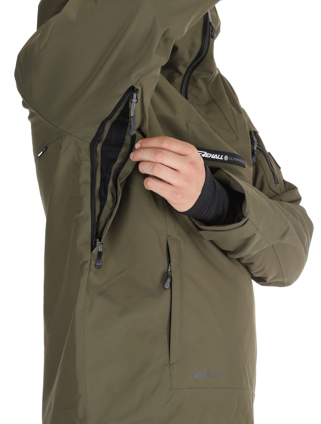 Rehall, Tabor-R anorak uomo Olive verde 