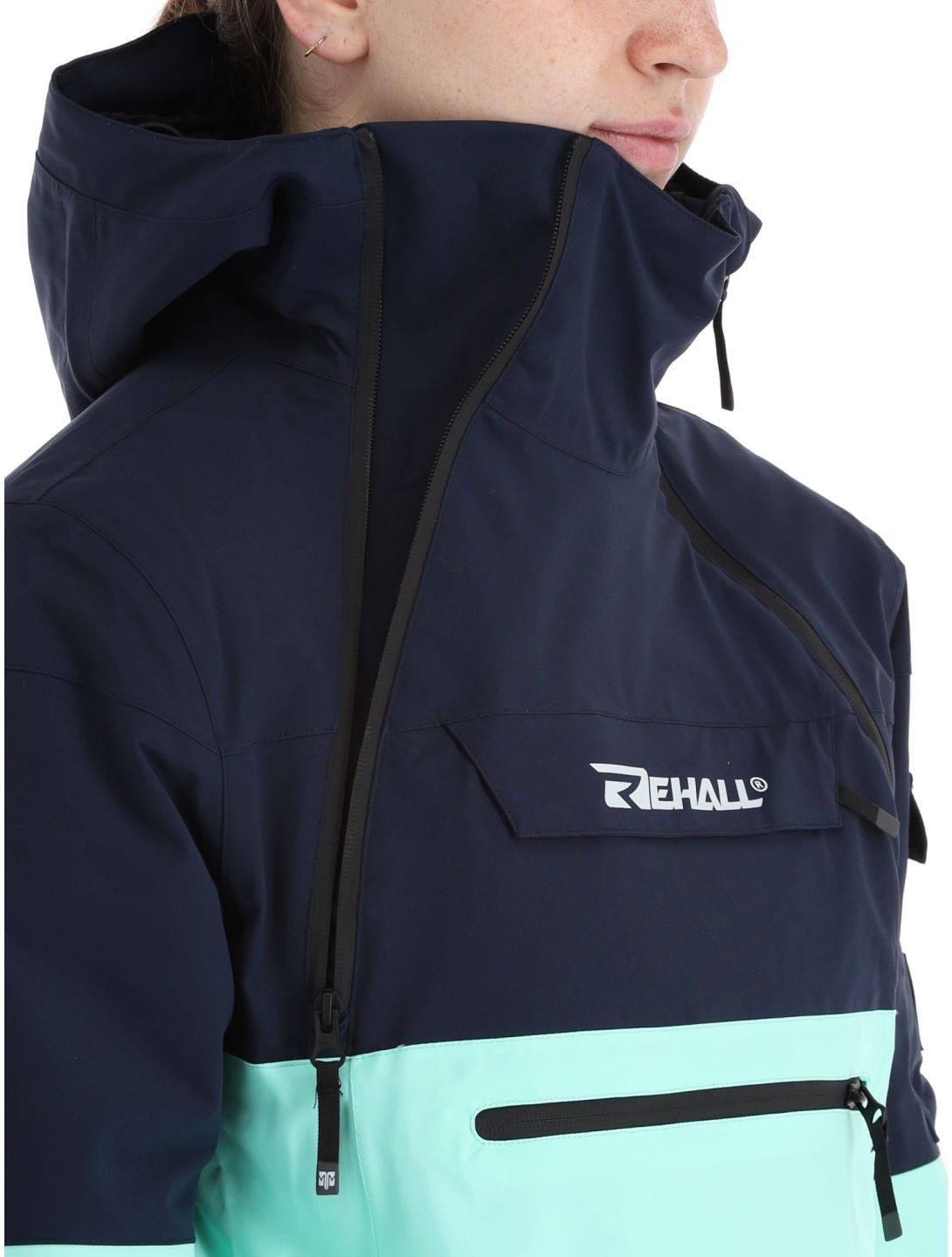 Rehall, Vie-R giacca sci donna Navy blu, grigio 