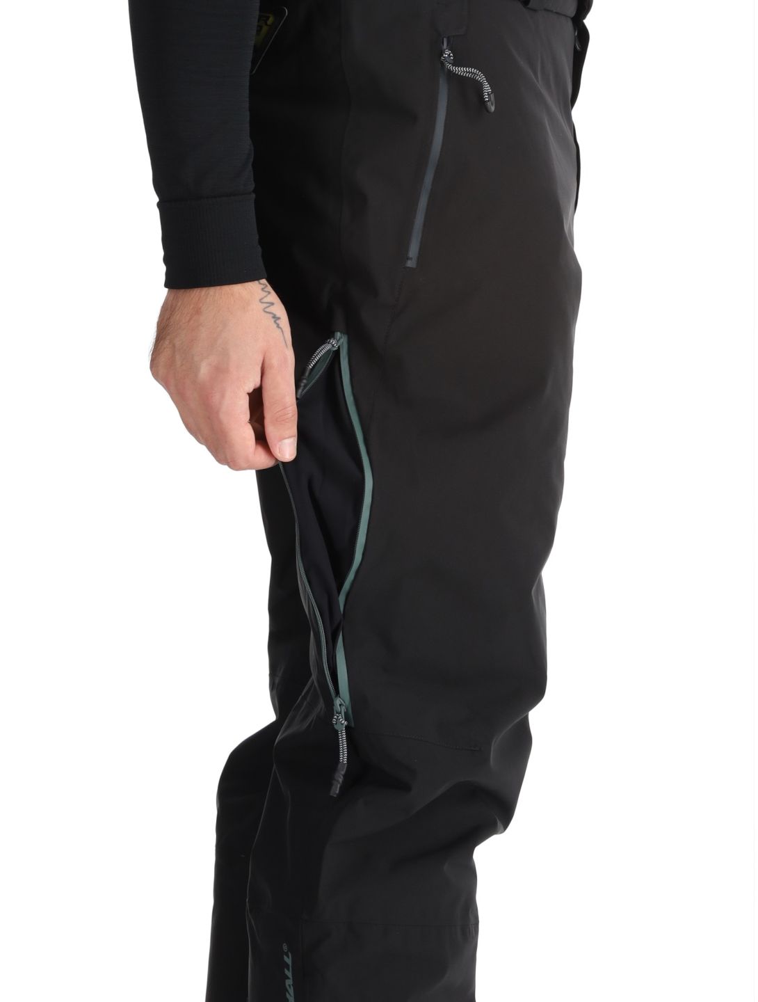 Rehall, Volcano-R pantaloni da sci uomo Black nero 