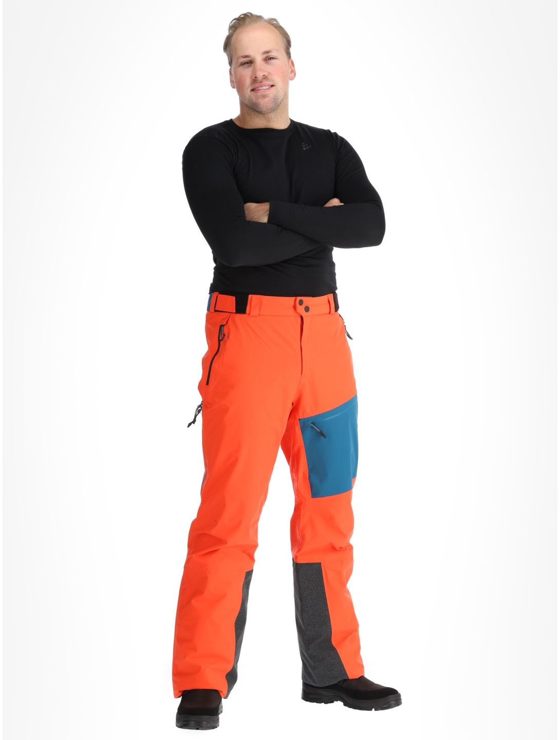 Rehall, Volcano-R pantaloni da sci uomo Flame Red rosso 