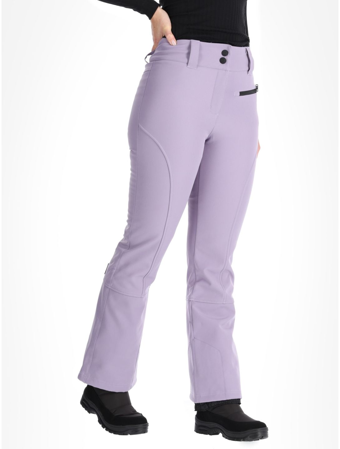 Rehall, Yves-R pantaloni da sci softshell donna Dusk viola 