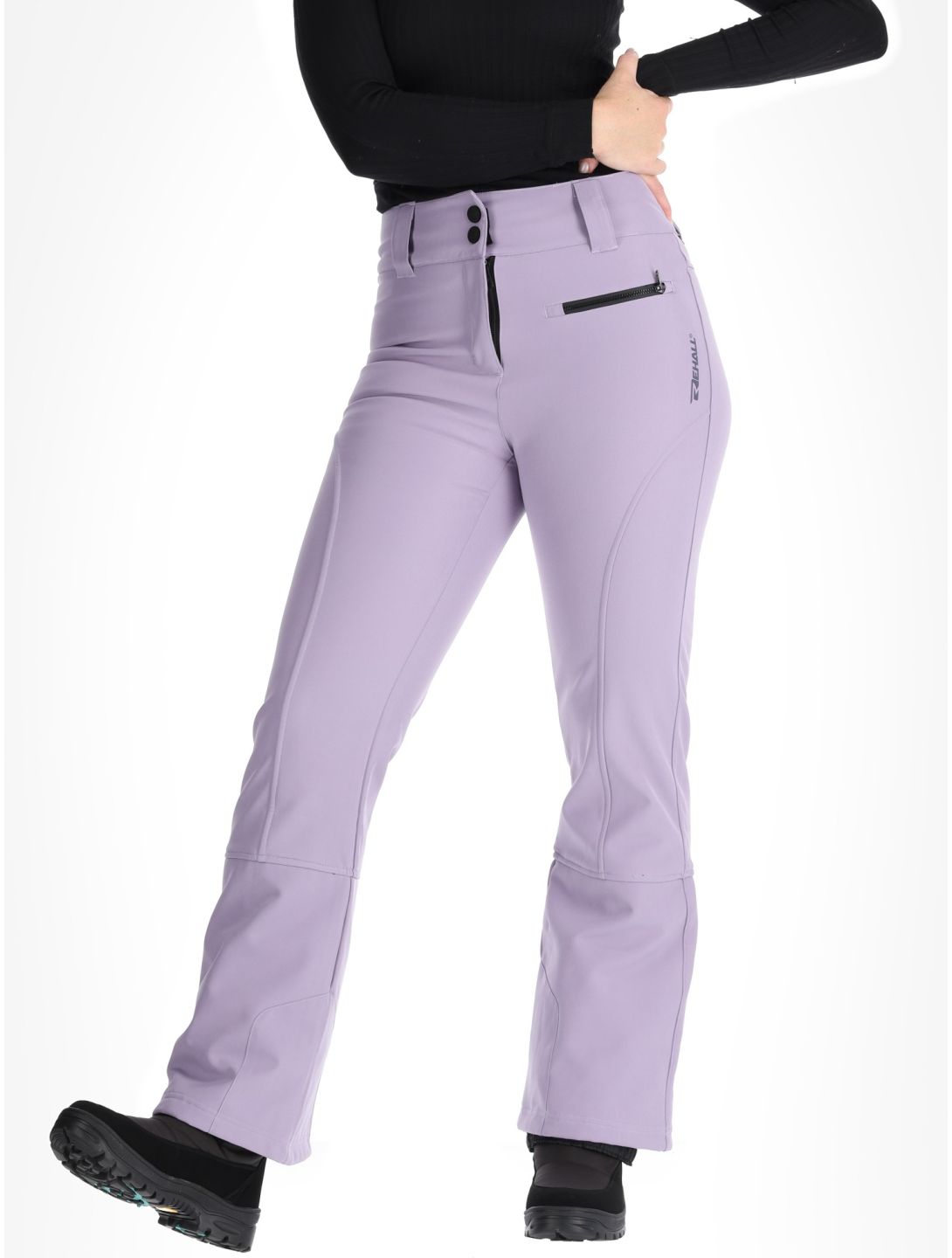 Rehall, Yves-R pantaloni da sci softshell donna Dusk viola 