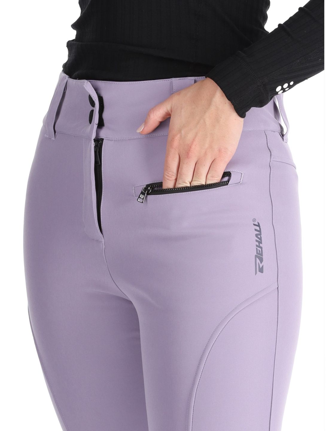 Rehall, Yves-R pantaloni da sci softshell donna Dusk viola 