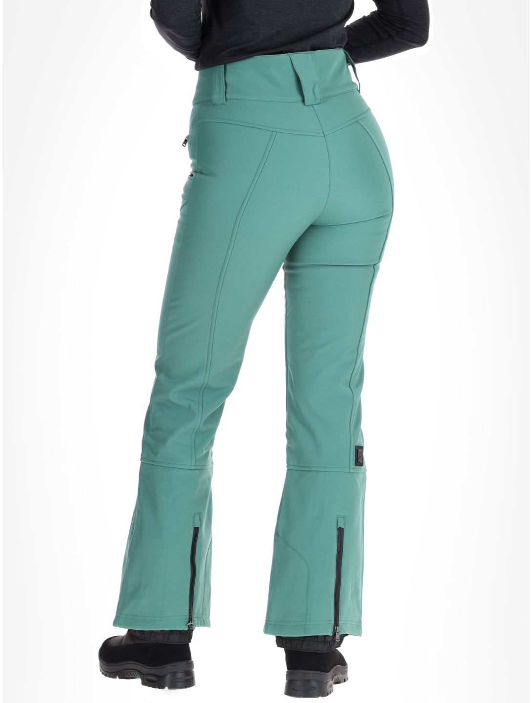 Rehall, Yves-R pantaloni da sci softshell donna Smoke Pine verde 