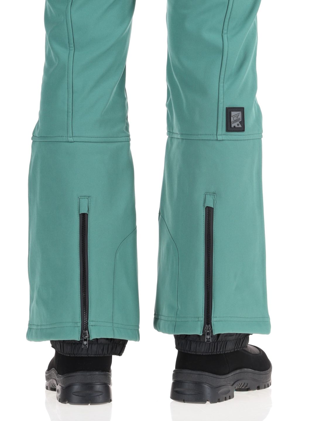 Rehall, Yves-R pantaloni da sci softshell donna Smoke Pine verde 